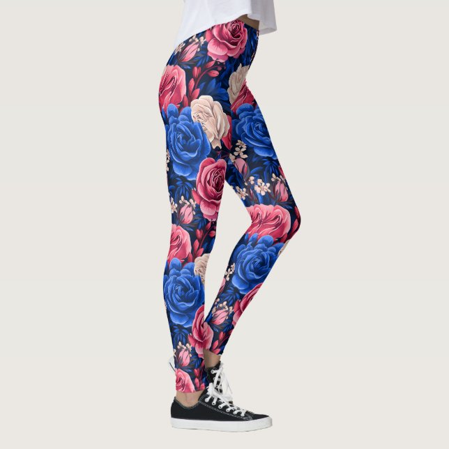Leggings #11 Motif floral (Droite)