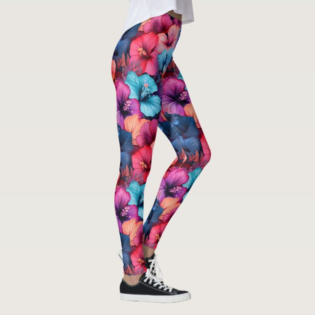 Leggings #37 Motif floral (Droite)