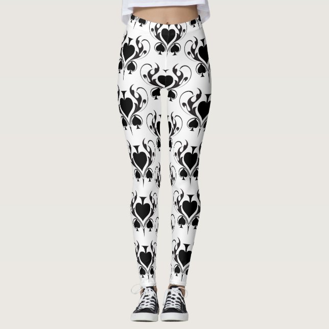 Leggings 3 Black Spins Tribal Thunder_Cove  (Devant)