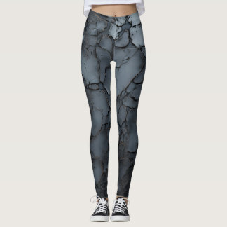 Leggings 3D en métal forgé, craqué