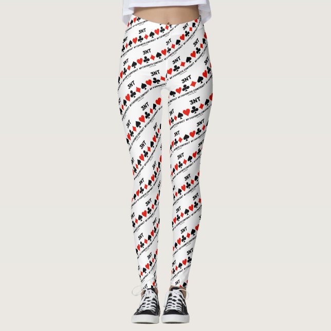 Leggings 3NT mon pont préféré de costumes de carte du (Devant)