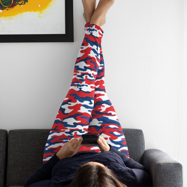 Leggings 4juillet Camo Patriotic USA (Créateur téléchargé)