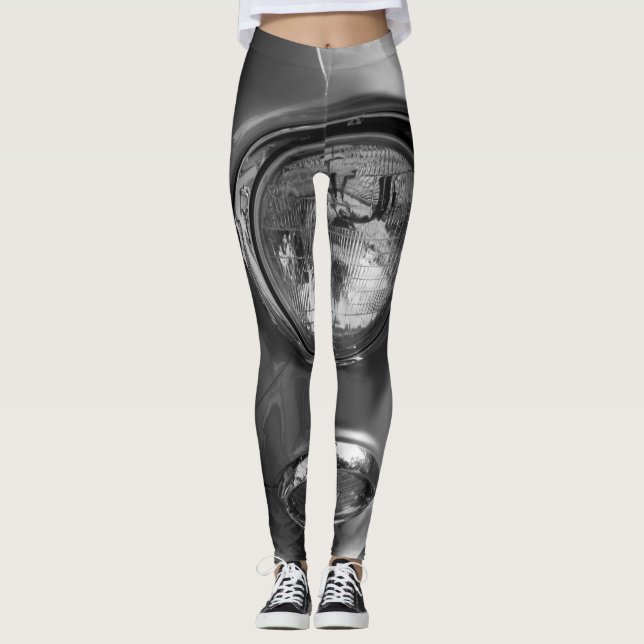 Leggings 55 Niveaux de gris Chevy Headlight (Devant)