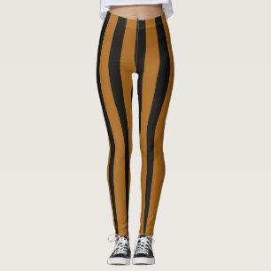 Leggings à bandes de tigres