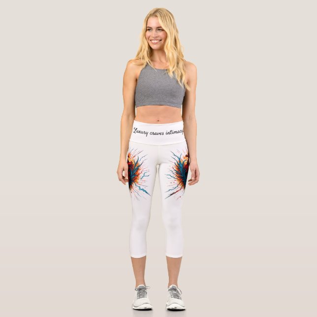 Leggings à battement de coeur - Electrifying Love  (Recto)