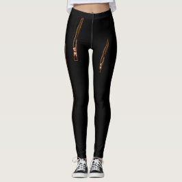 Leggings à fermeture éclair