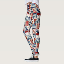 Leggings à look Patriotique