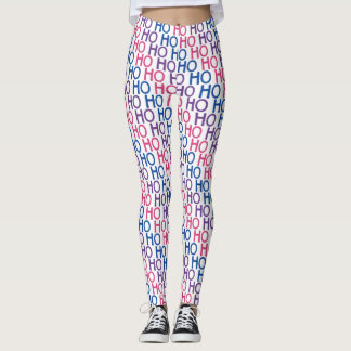 Leggings à motif Ho Ho Ho de fierté bisexuelle