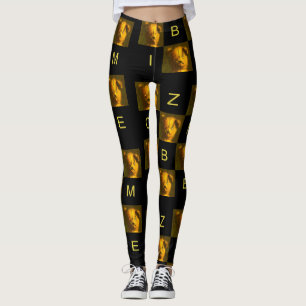 Leggings à motif ours en peluche zombie