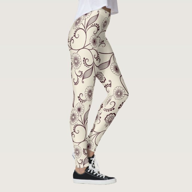 Leggings à motifs floraux (Droite)