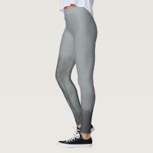 Leggings à motifs gris extérieurs