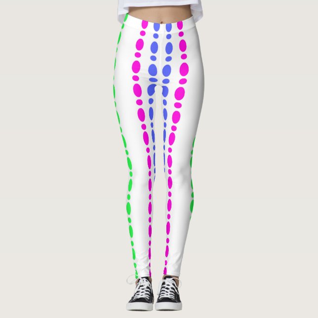 Leggings à points de couleur (Devant)