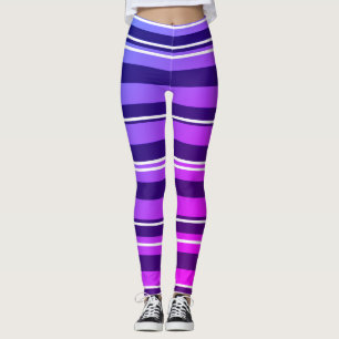 Leggings à rayures funky