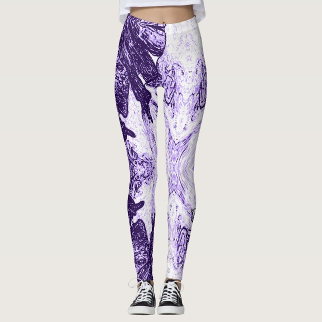 Leggings A Splash Of Purple (Devant)