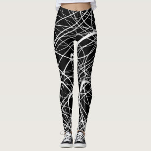Leggings Abstract1 linéaires - Guêtres