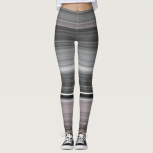 Leggings Abstract #1: Grey