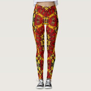 Leggings Abstract modern mosaic kaleidoscopic