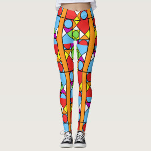 Leggings Abstraction #1 de guêtres