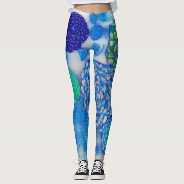 Leggings Abstrait (Devant)