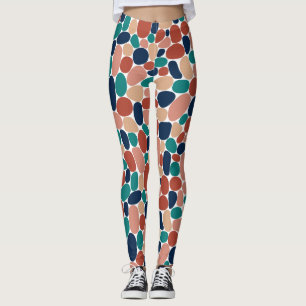 Leggings Abstrait 160417 - Couleurs minérales