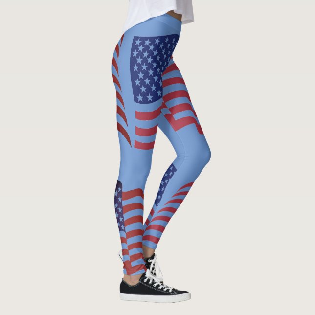 Leggings Abstrait américain branché (Droite)