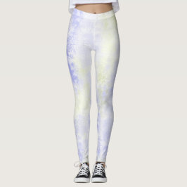 Leggings Abstrait d'olive violette