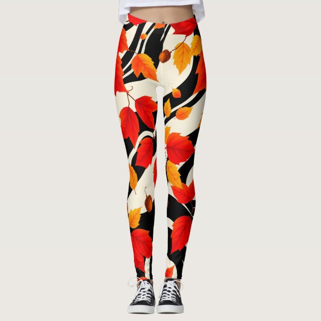 Leggings Abstrait minimaliste (Devant)