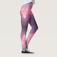 Abstrait Pink Purple Grey Courir Pantalon Jogging
