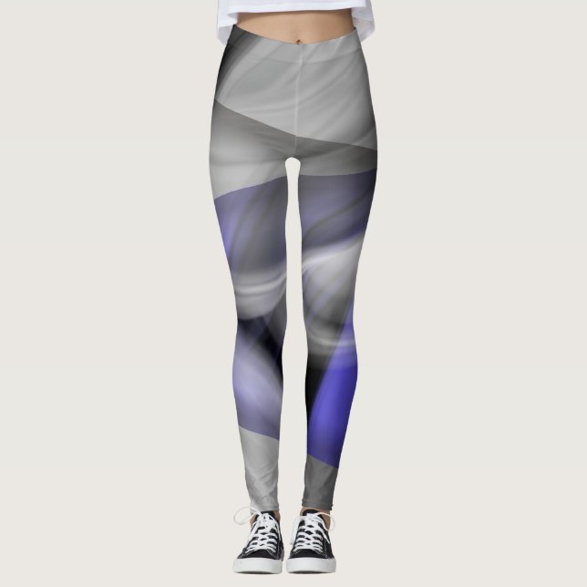 Leggings Abstrait Trend Lavender Violet (Devant)