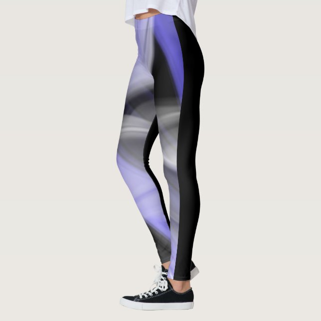 Leggings Abstrait Trend Lavender Violet (Gauche)