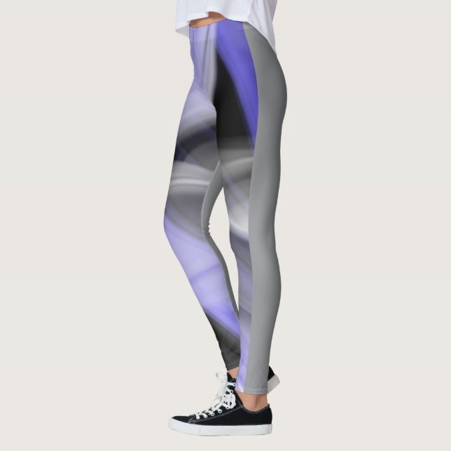 Leggings Abstrait Trend Lavender Violet (Gauche)