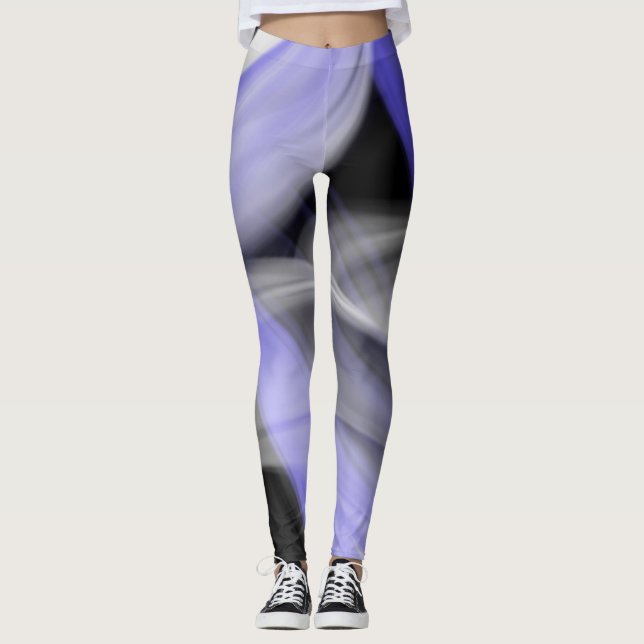 Leggings Abstrait Trend Lavender Violet (Devant)