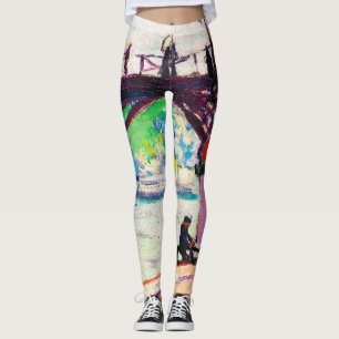 Leggings Abstraite Expressionniste Peinture féminine branch