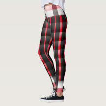 Abstraite Rouge Noir Plaid Collection moderne