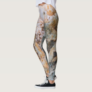 Leggings Abstraite texture rocheuse brune grungy