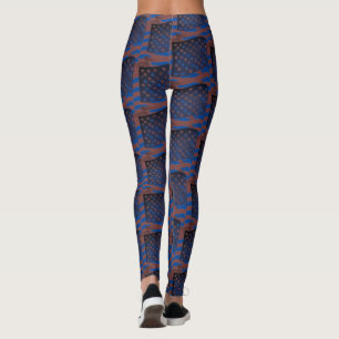 Leggings Abstraits de la Dame de Yoga