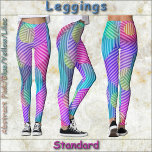LEGGINGS - Abstrakt - Rosa/Blau/Gelb/Lilac<br><div class="desc">Auf diesen farbenfrohen Leggings ist ein abstraktes rosa, blaues, gelbes und Lilac-Bild zu sehen. Erhältlich in fünf Frauengrößen (XS, S, M, L, XL). Siehe "Über dieses Produkt" unten für allgemeine Größen- und Produktinformationen. Das abstrakte Bild deckt standardmäßig das gesamte Leggings ab. Der Dialog kann in Größe und Position eingestellt werden,...</div>
