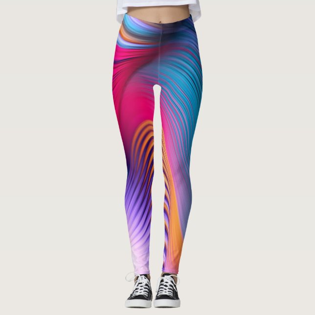 Leggings — Abstrakte Kunst (Vorderseite)