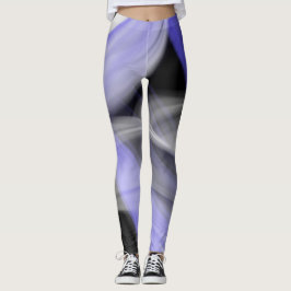Leggings Abstrakter Trend Lavendel Violet