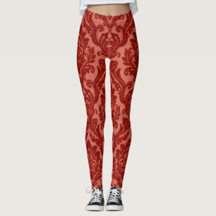 Leggings Acanthe rouge 