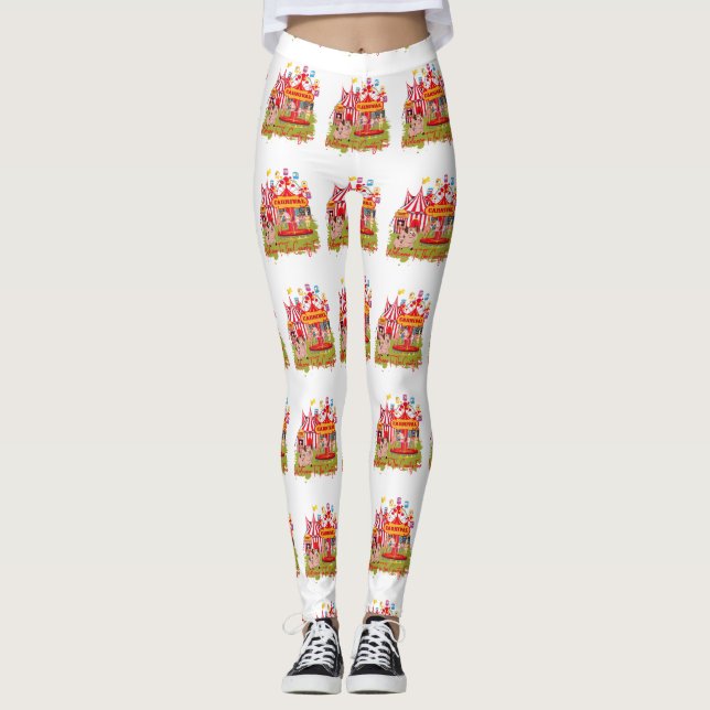Leggings Accueil à la foire régionale - carnaval (Devant)