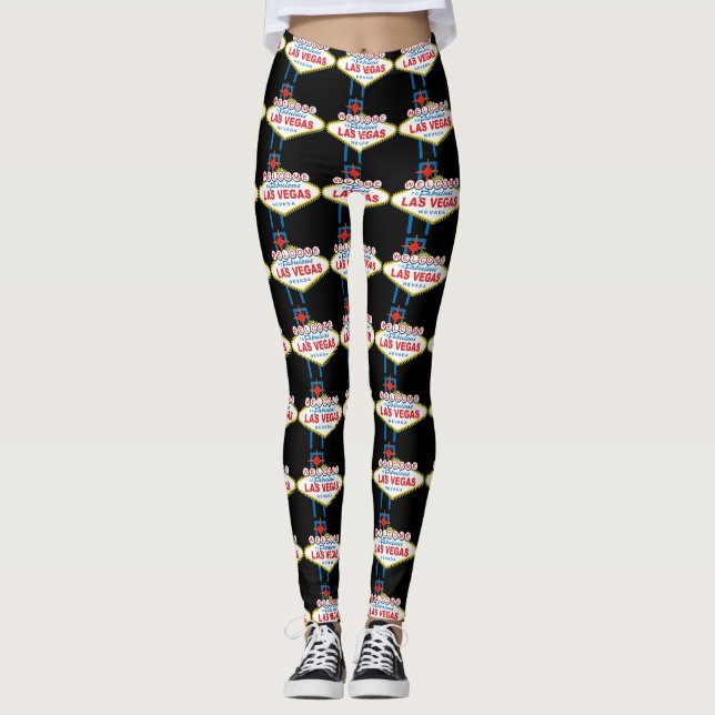 Leggings Accueil au signe de Las Vegas (Devant)