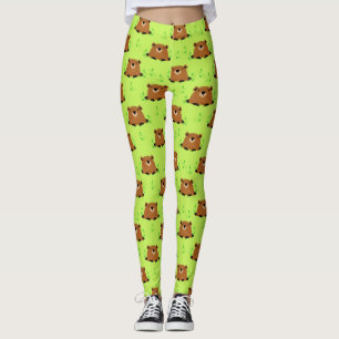 Leggings Adorable Motif de marmotte