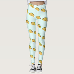 Leggings Adorable sourire kawaii taco
