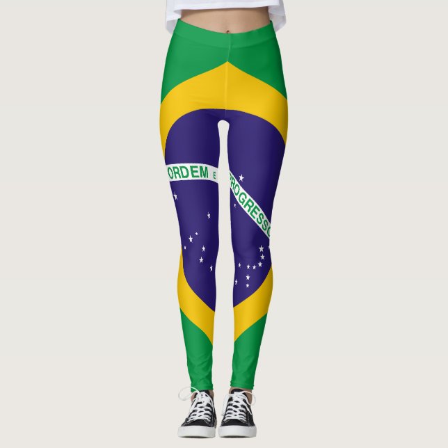 Leggings Afficher vos couleurs - Brésil (Devant)