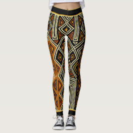 Leggings africains Kuba Designer