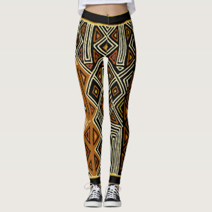 Leggings africains Kuba Designer