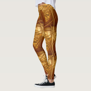 Leggings Afrique Café brun joli Vêtements femmes motif