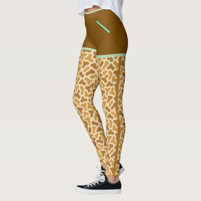 LEGGINGS "AFRIQUE" - LES LÉGUMES ACTIVEWEAR (Gauche)