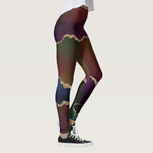 Leggings Agate foncé intense   Moody Rainbow Jewel Tone